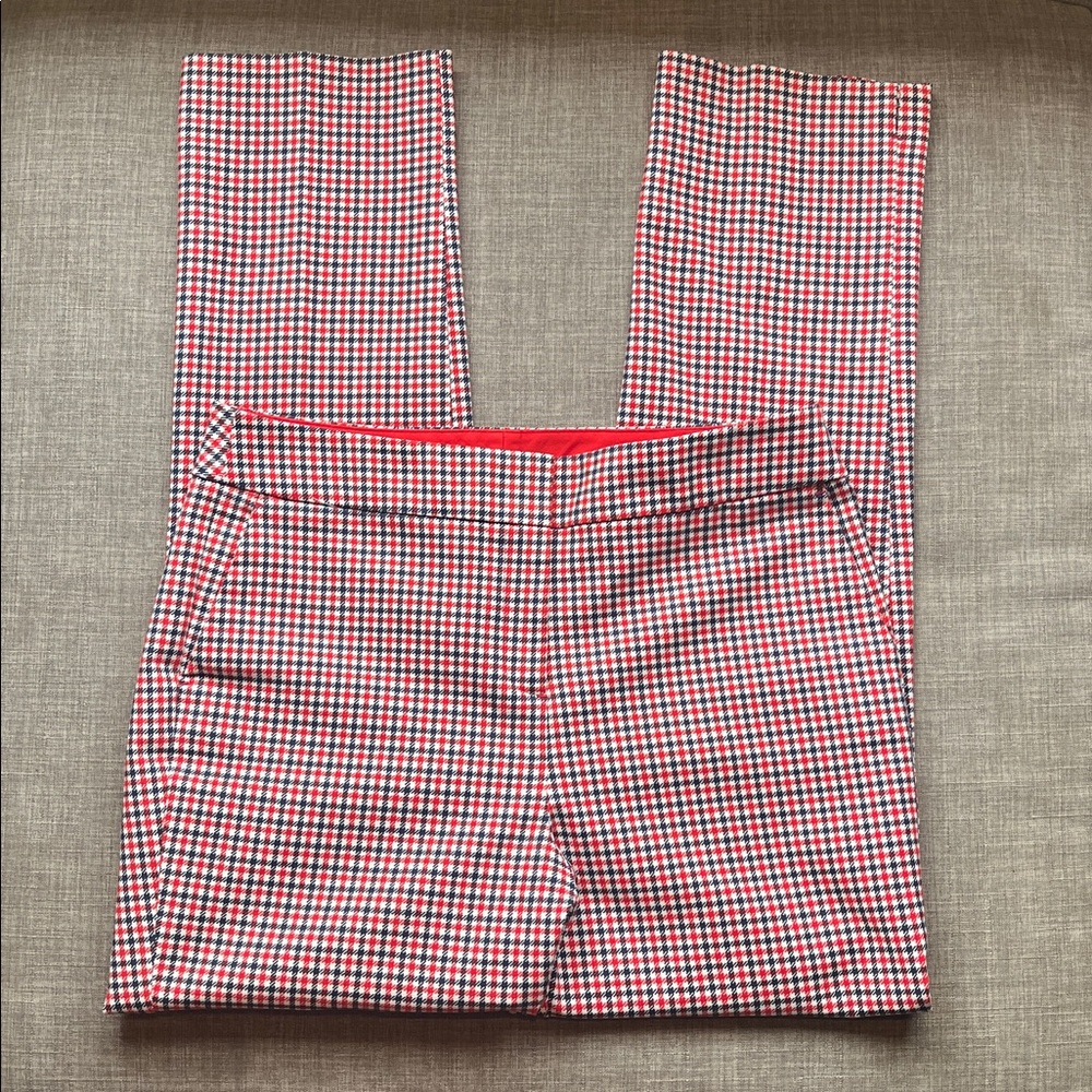 Boden Richmond Red White & Blue Trousers Pants - Picture 2 of 11